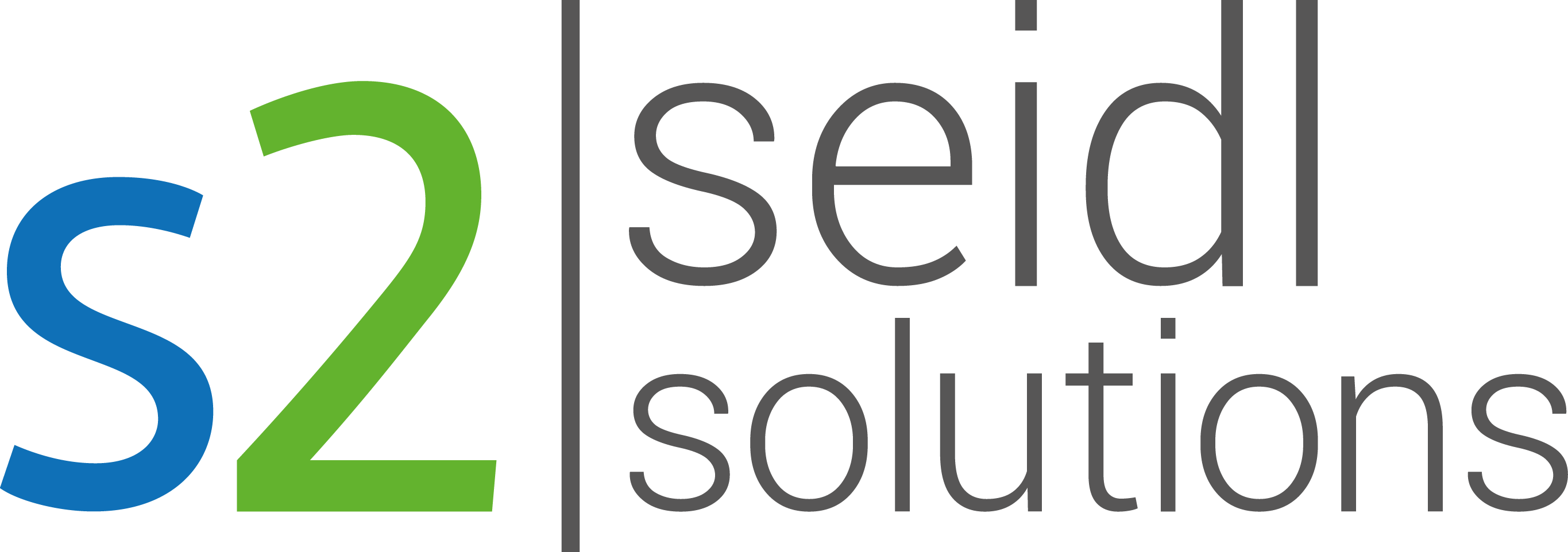 Logo von s2 mit Text "s2 seidl solutions", wobei s2 für die beiden "s" in "seidl solutions" steht.