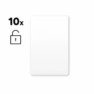 Unverschlüsselte NFC Smart Cards Weiß Set - 10 Stück