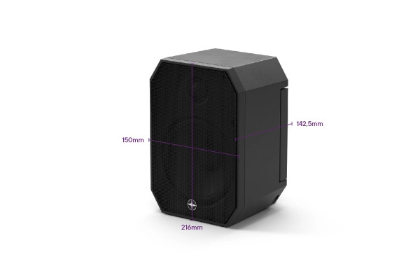 Satellite Speaker IP64 Client schwarz – Bild 3