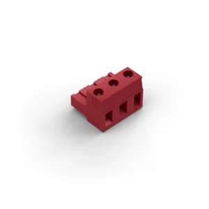 Schraub-Steckklemme rot 3pol.