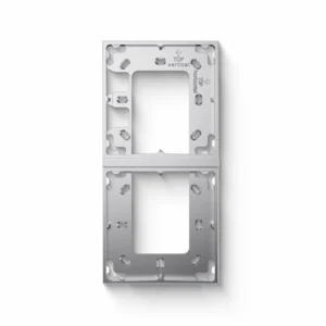 Montagerahmen 2-fach Silber