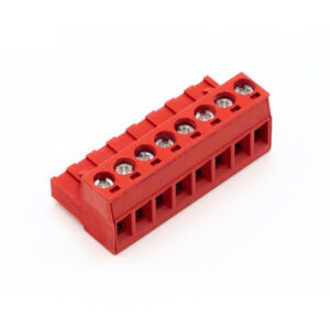 Schraub-Steckklemme Rot 8fach