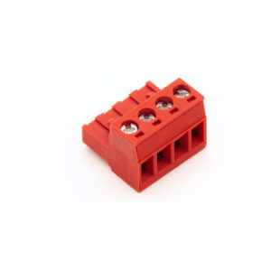 Schraub-Steckklemme Rot 4fach