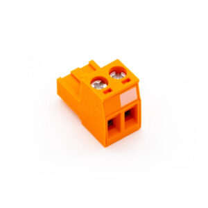 Schraub-Steckklemme Orange 2fach markiert