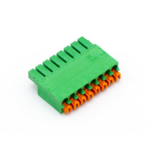 Push-Steckklemme Grün 8fach