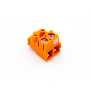 Schraubklemme Top Orange 2-fach