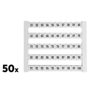 Weidmüller Klemmenmarkierer DEK 51-100 (50 Stk.)