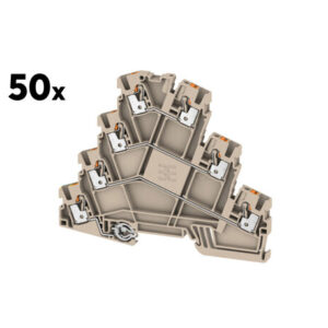 Weidmüller Jalousie-Anschlussklemme AMC 2.5 (50 Stk.)