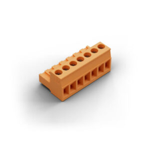 Schraub-Steckklemme Orange 7pol.